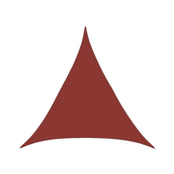 Dopebox Summer Supplies Clearance Sun Protection Triangular Shade Garden Swimming Pool AntiUV Shade Cloth Tarpaulin Canopy, Outdoor Decor for Patio (Red)