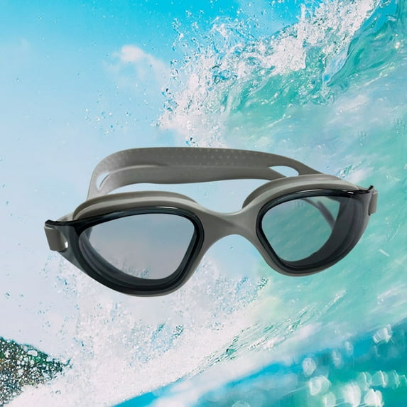 Dopebox Swim Goggles, Swimming Goggles Adults, Anti-Fog Goggles, UV Protection Polarized Pool Goggles for Youth Men Women, HD Adult Swimming Goggles, UV Protection 180° Clear Vision (A)