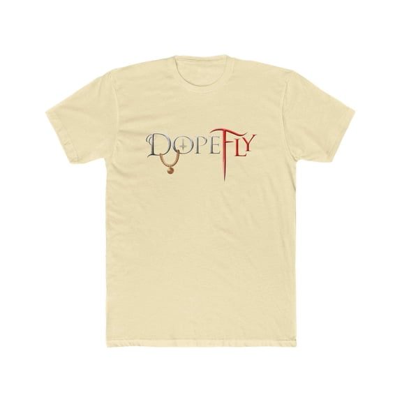 Dopefly World Men's Cotton Crew Tee