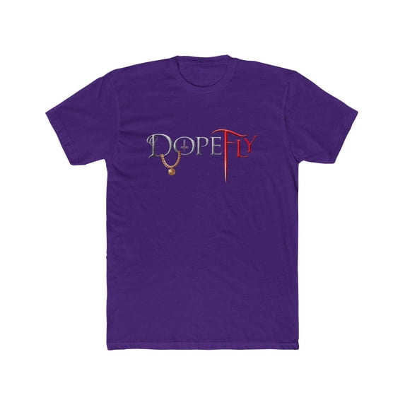 Dopefly World Men's Cotton Crew Tee