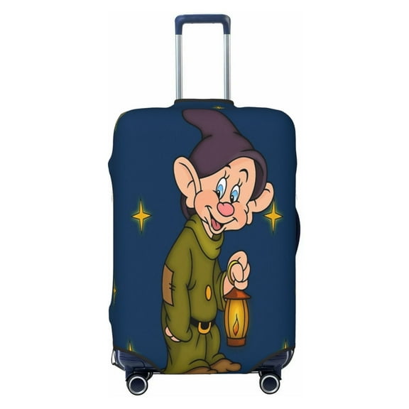 Dopey Lantern Luggage Cover Approved Travel Suitcase Protector Elastic Washable Baggage Covers For 18-21 Inch Luggage