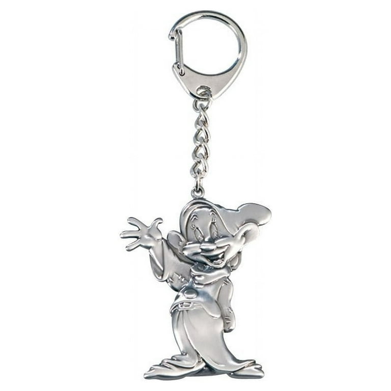 Disney Stitch Pewter Keychain Key Ring Monogram Lilo And Stitch Licensed  Metal