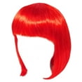 thumbnail image 1 of Dopi Economy Red Halloween Bob Cosplay Costume Wig, 1 of 1