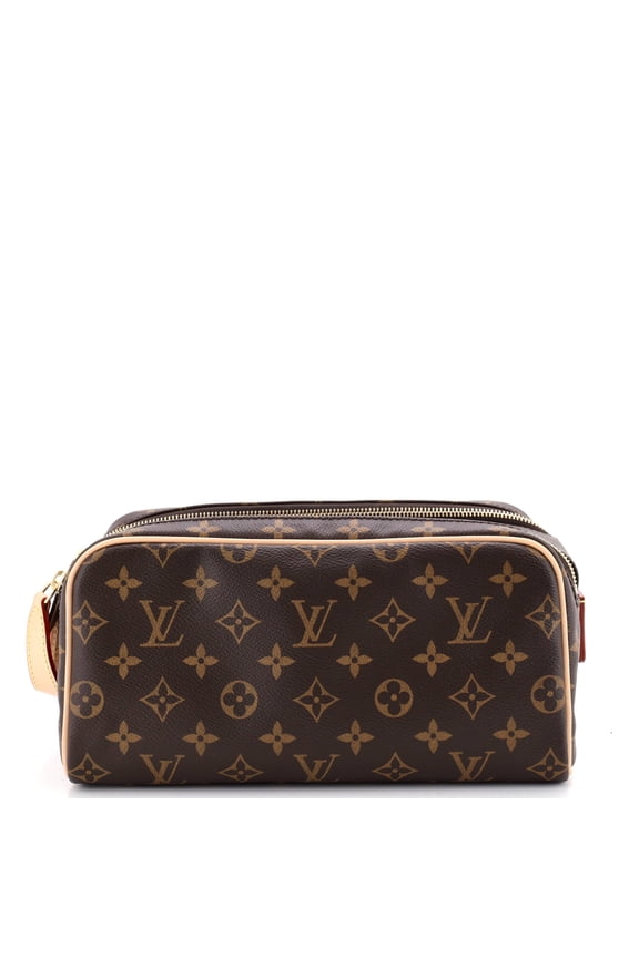 Dopp Kit Toiletry Pouch Monogram Canvas By Rebag