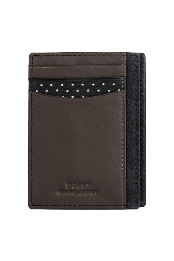 Men's Alpha RFID Front Pocket Get-Away Leather, Black