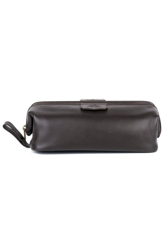 Men's First Class Seasoned Traveler Admiral Kit Leather, Brown