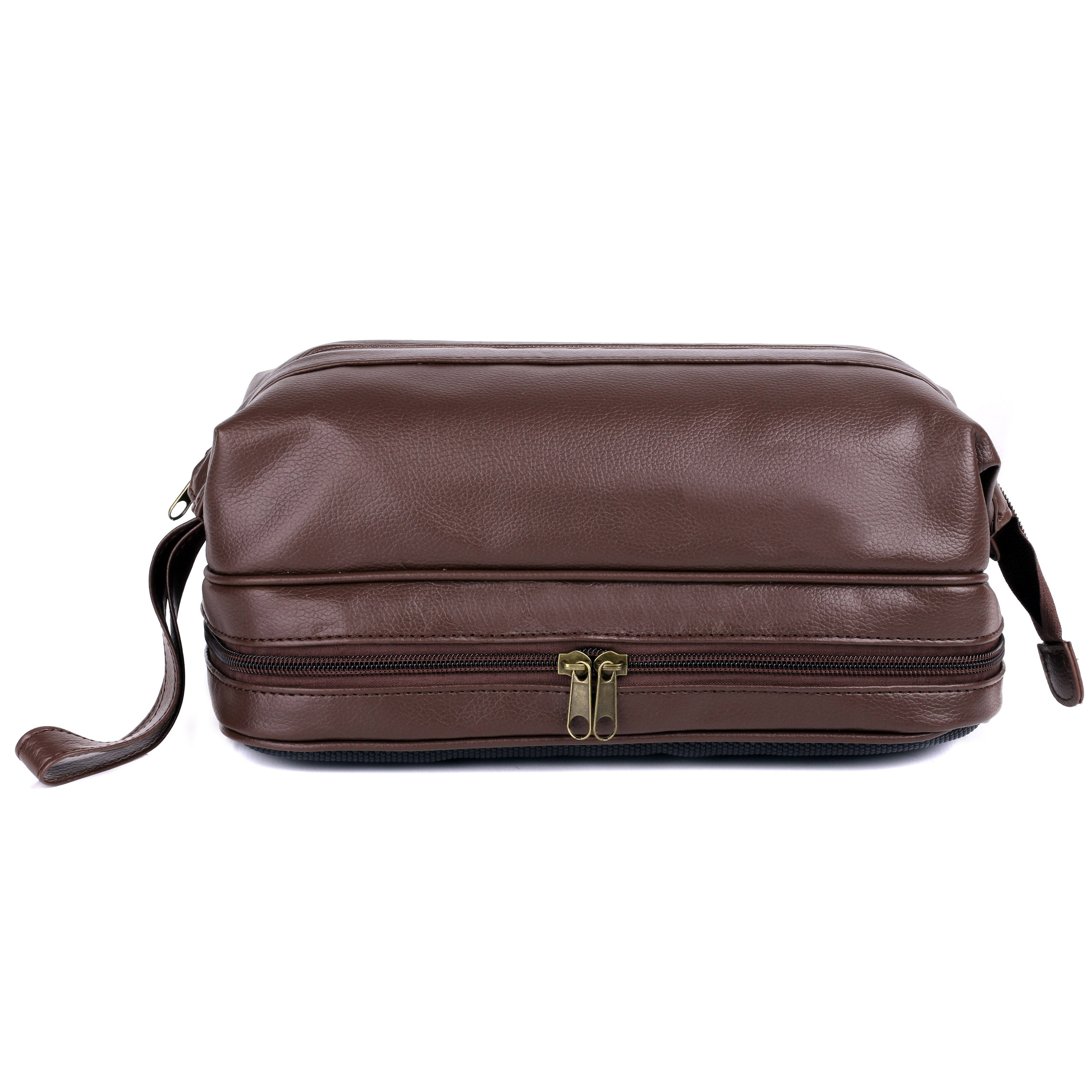 Dopp Men's Jumbo Framed Travel Kit with Bonus Items, Brown