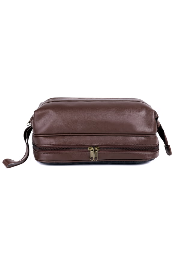 Men's Jumbo Framed Travel Kit with Bonus Items, Brown