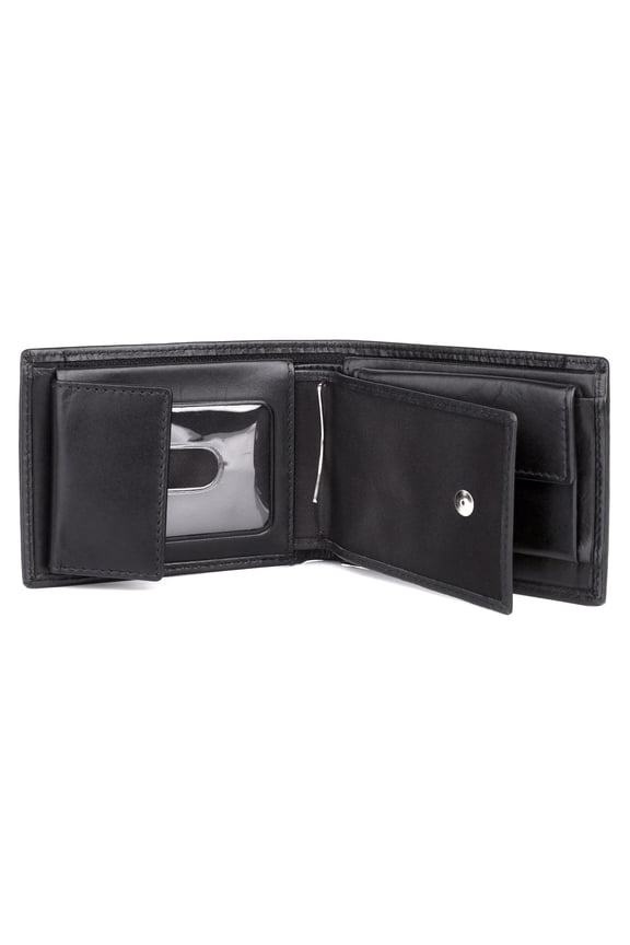 Regatta Convertible Billfold w/Zip Bill Compartment Black A101