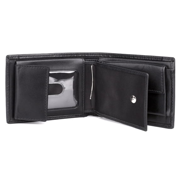 Dopp Regatta Convertible Billfold w/Zip Bill Compartment Black Y101