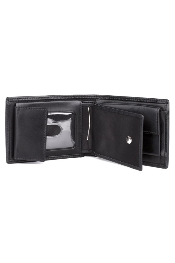 Regatta Convertible Billfold w/Zip Bill Compartment Black Y101