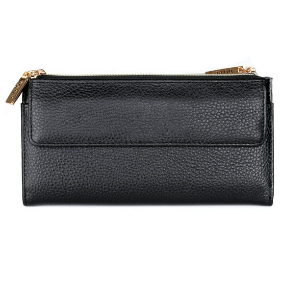 Dopp Women's Cosmopolitan Wallet Leather, Black