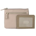 thumbnail image 1 of Dopp Women's Pik-Me-Up Large ID Coin Card Case Leather, Blush, 1 of 4