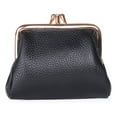 thumbnail image 1 of Dopp Women's Triple Frame Leather, Black, 1 of 1