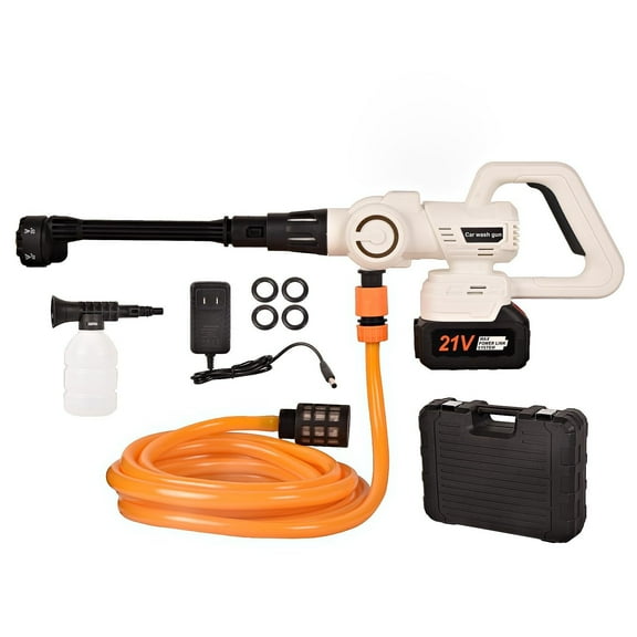 Doppy 6 in 1 Cordless Pressure Washer High-Pressure Car Washer Gun for Home Cleaning