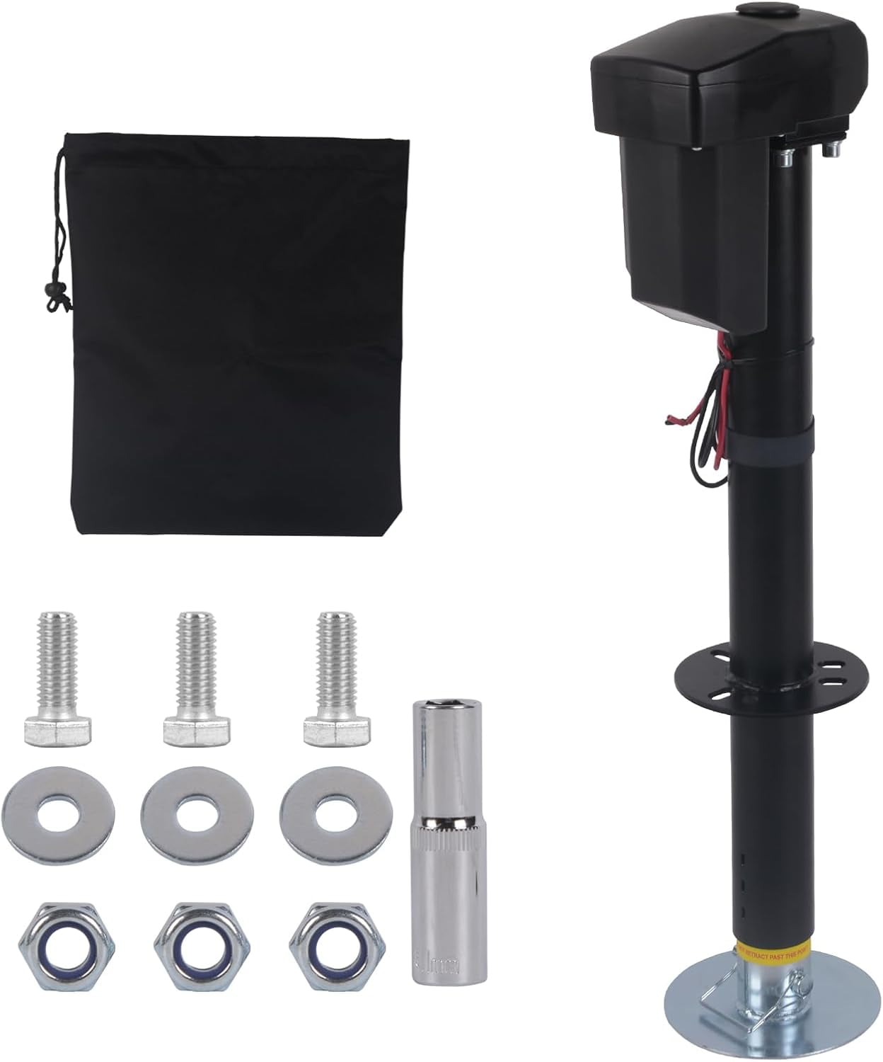 Doppy Electric Trailer Jack 4000lbs 12V DC Power Tongue Jack A-Frame ...