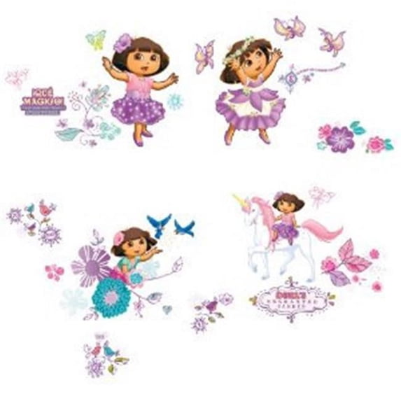 RoomMates RMK1667SCS Doras Enchanted Forest Peel & Stick Wall Decals