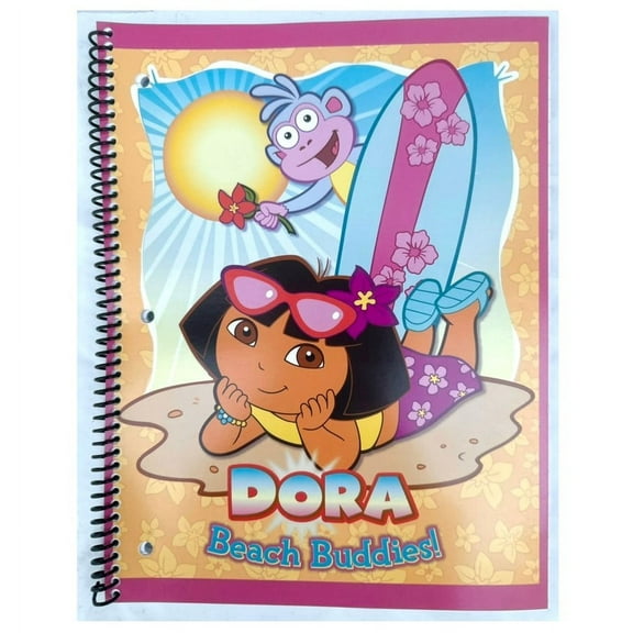 Dora Beach Buddies Spiral Notebook