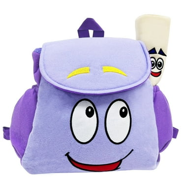 Dora Explorer Backpack, 9.5 Inches Explorer Backpack With Map, Plush Backpack Suitable for Backpack With Map