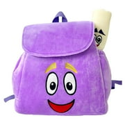 BRTUKKE Dora Explorer Backpack, 9.5 Inches Explorer Backpack With Map for Kids Backpack（1- 3 years old）