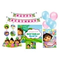 thumbnail image 1 of Dora The Explorer Party Decorations Kit - 80 Pcs Includes Banner, Balloons, Thank You, Centerpiece, Danglers | Dora Party Supplies, Dora Birthday Decor - Banner For Kids, 1 of 1