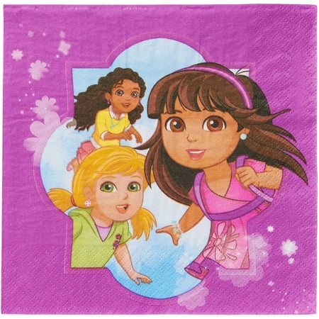 Dora & Friends Party Paper Lunch Napkins, 16ct