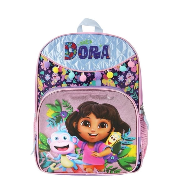 Dora ' 16" Backpack Purple Boots Map Explorer