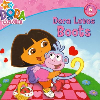 Pre-Owned Dora Loves Boots (#6 Let's Go Learn!Library) (Hardcover ...