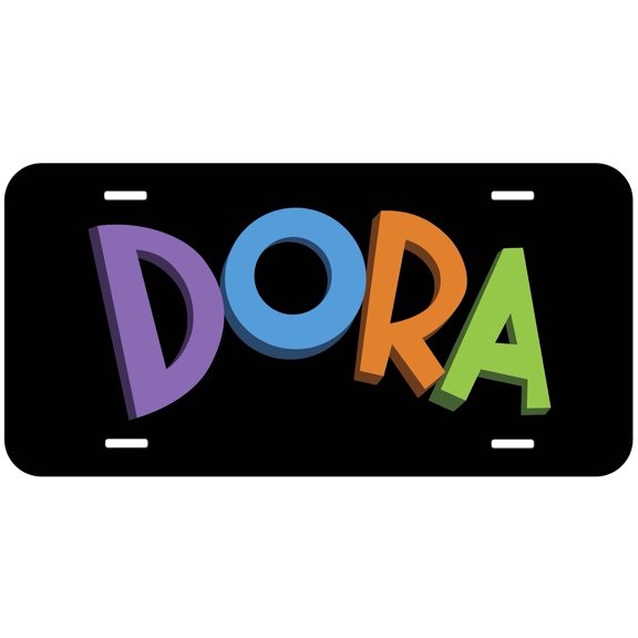Dora Novelty Car Auto License Plate