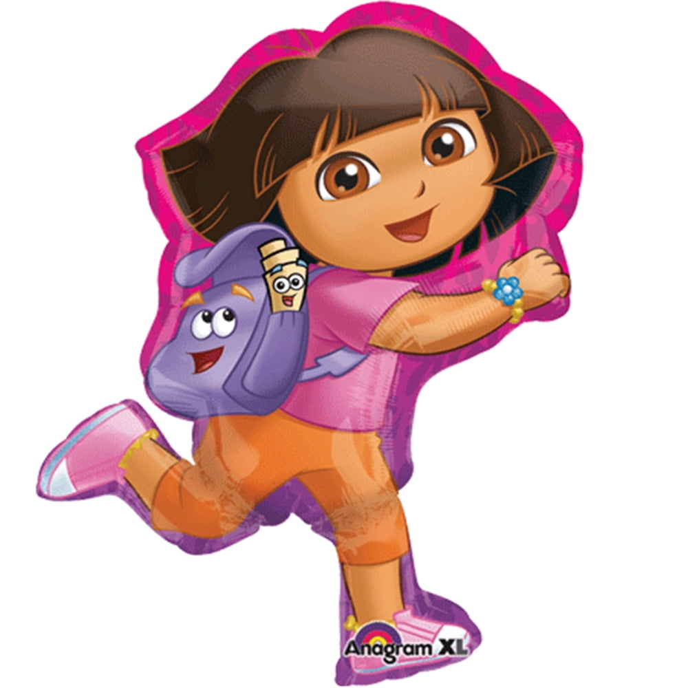 Dora Off The Explorer Super Shape Character Foil / Mylar Balloon 32 ...
