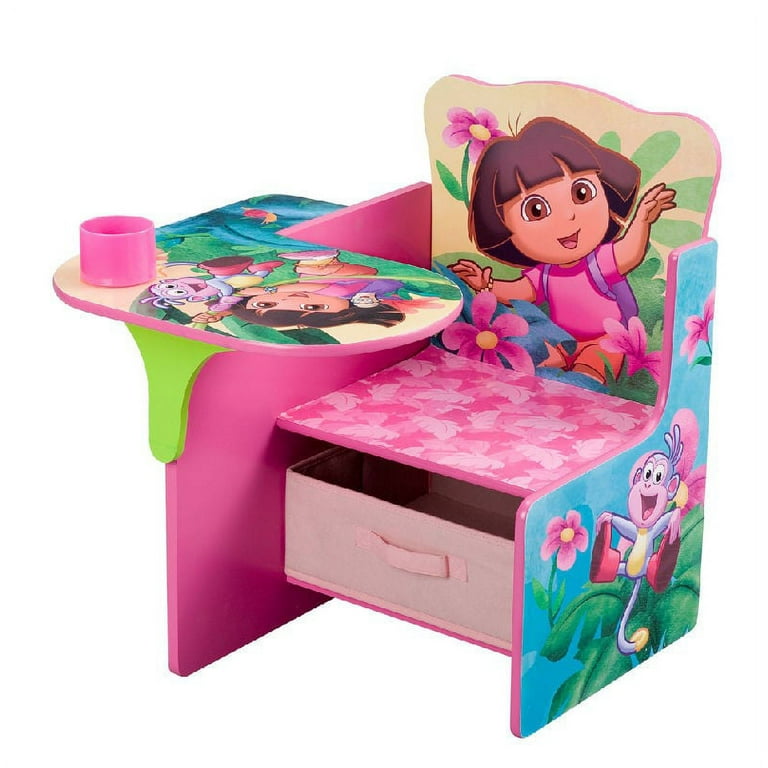 Dora The Explor-nick Nickelodeon's Dora Chair Desk With Pull