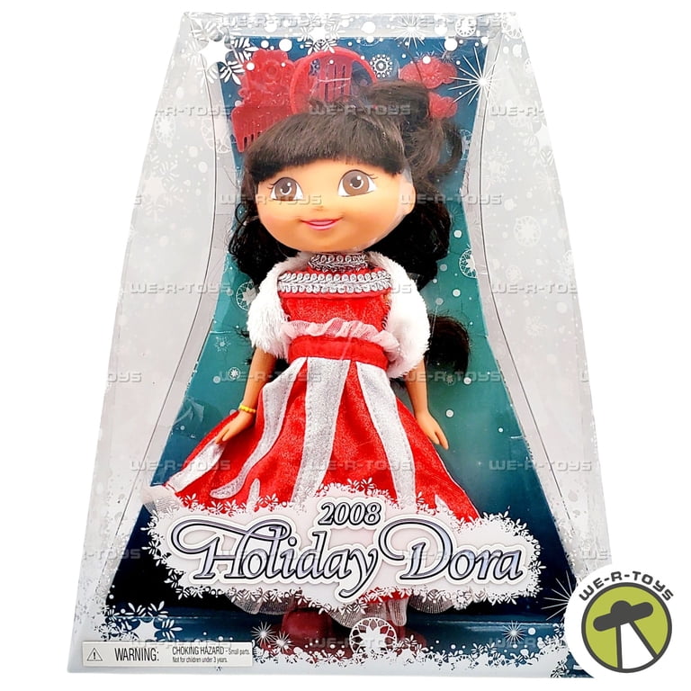 Dora The Explorer 2008 Holiday Dora Doll 2008 Fisher Price N6245