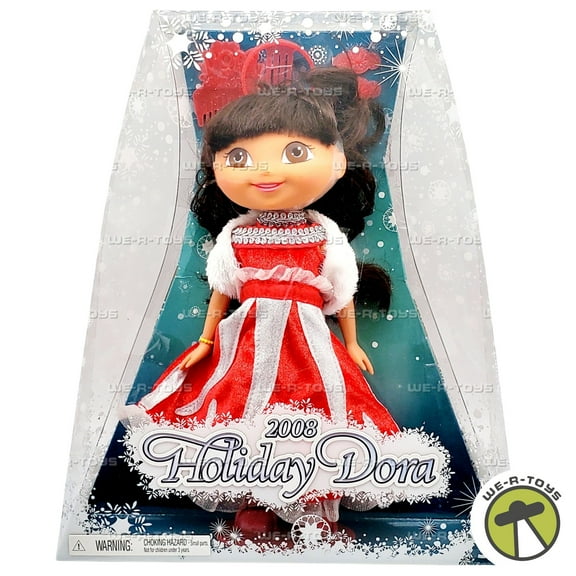 Dora The Explorer 2008 Holiday Dora Doll 2008 Fisher Price N6245