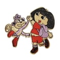 thumbnail image 1 of Dora The Explorer And Boots 4.5 Inches Tall Embroidered Iron On Patch, 1 of 1