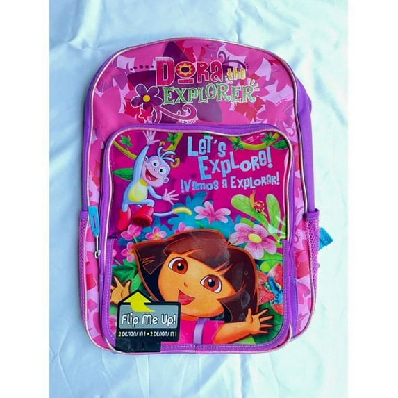 Dora The Explorer Backpack (2 Design In 1)