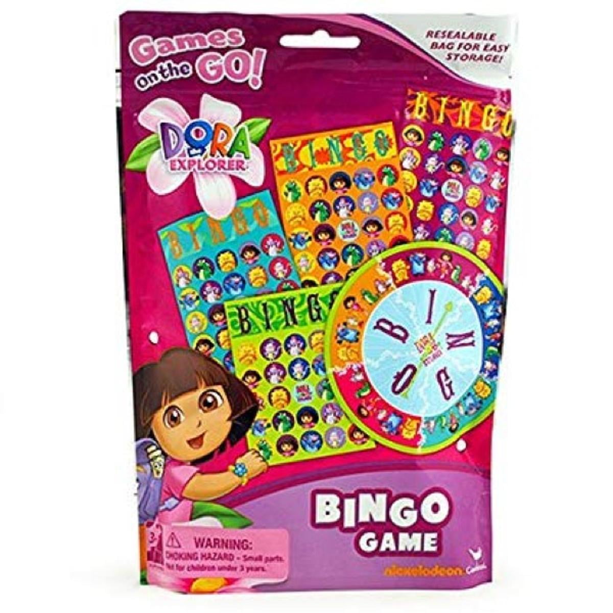 Dora The Explorer Bingo Game Resealable Bag