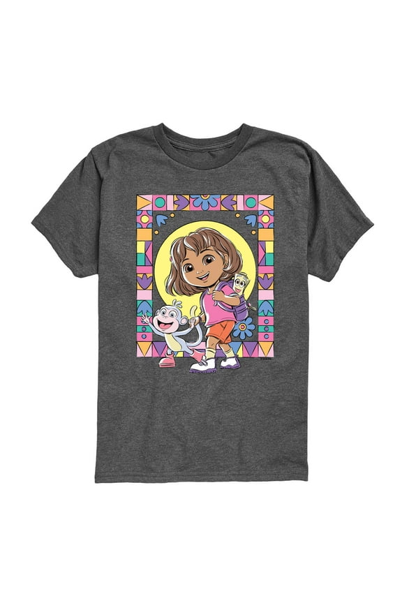 - Boots Mosaic - Toddler And Youth Short Sleeve Graphic T-Shirt