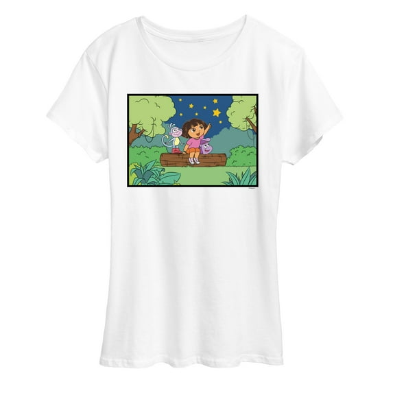 Dora The Explorer - Boots Stars - Women's Short Sleeve Graphic T-Shirt