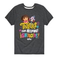 thumbnail image 1 of Dora The Explorer - Boots Thanks For Helping - Toddler And Youth Short Sleeve Graphic T-Shirt, 1 of 4