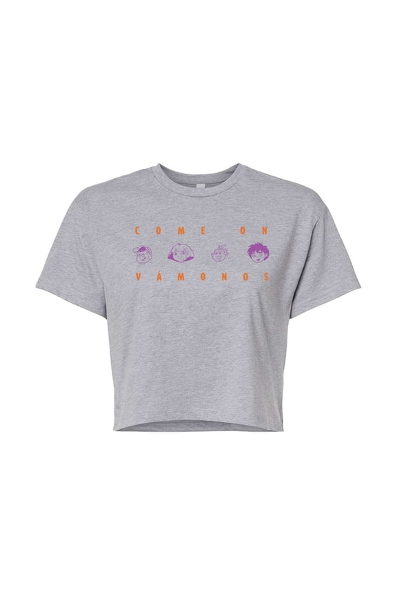- Come On Vamonos - Juniors Cropped Graphic T-Shirt