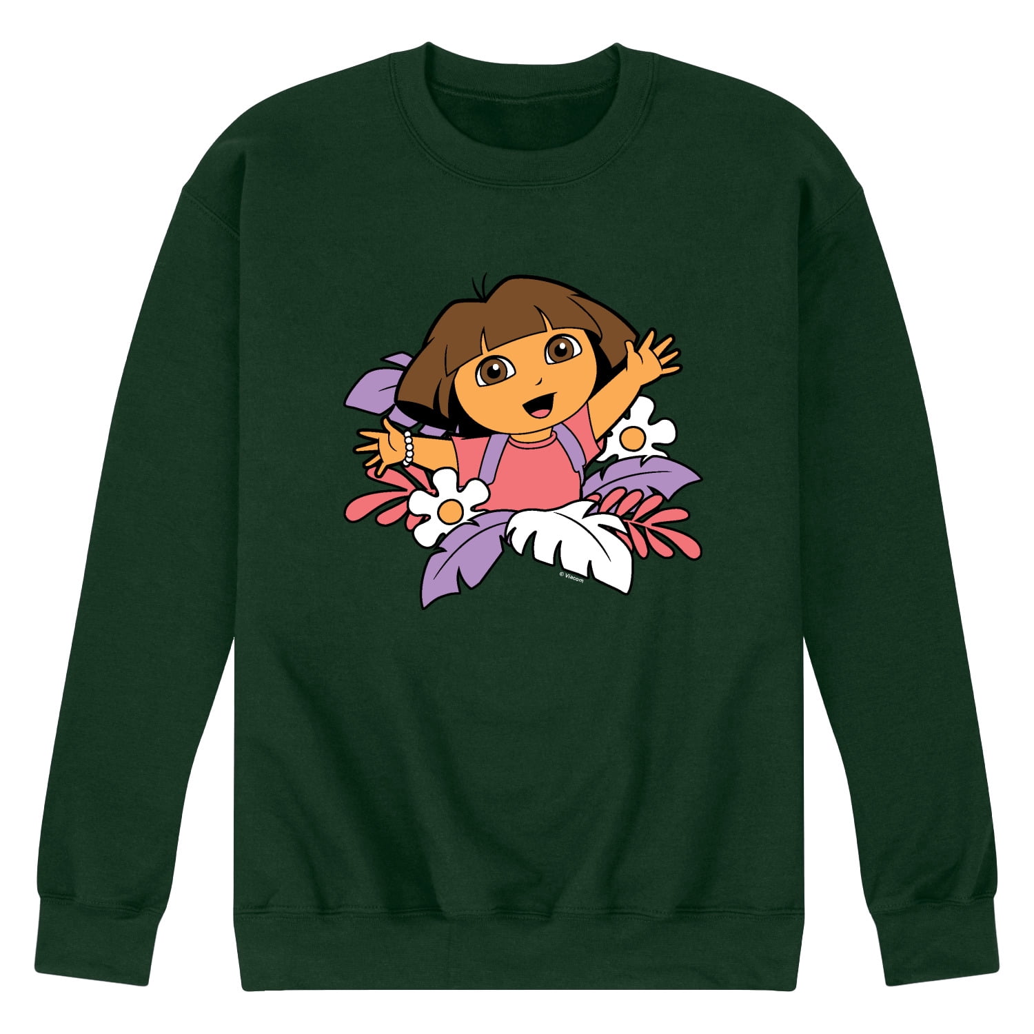 Dora The Explorer - Dora Flowers - Men's Crew Fleece Sweatshirt ...