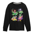 thumbnail image 1 of Dora The Explorer - Dora Leaves - Youth Boys Long Sleeve Graphic T-Shirt, 1 of 4