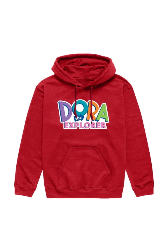 - Dora Logo - Men's Fleece Hoodie Sweatshirt