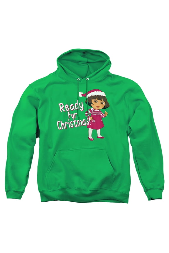 Dora The Explorer Dora Ready For The Holidays Unisex Adult Pull-Over Hoodie
