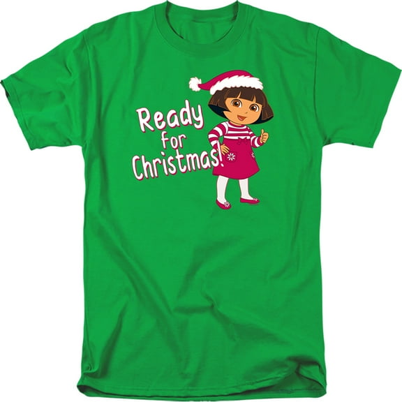 Dora The Explorer Dora Ready For The Holidays Unisex Adult T Shirt