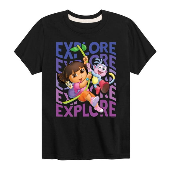 Dora The Explorer - Explore - Toddler And Youth Short Sleeve Graphic T-Shirt