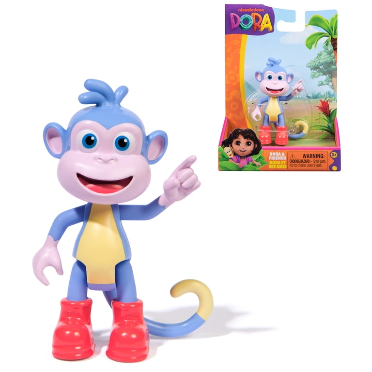 Dora the Explorer, 3-inch Boots Toy Figure with Movable Head