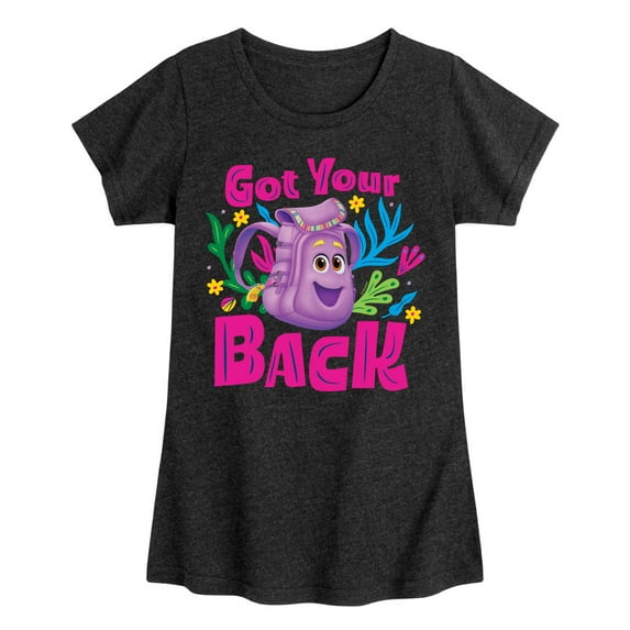 Dora The Explorer - Got Your Back - Toddler And Youth Girls Fitted Short Sleeve Graphic T-Shirt