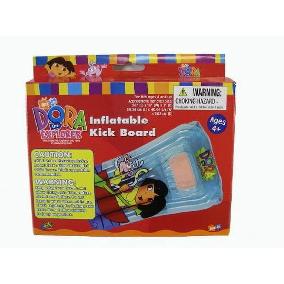 Dora The Explorer Inflatable Kick Board - Dora Raft