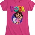 thumbnail image 1 of Dora The Explorer - Logo - Toddler And Youth Girls Fitted Short Sleeve Graphic T-Shirt, 1 of 4